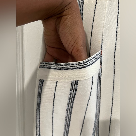 Maeve stripped button down midi dress. Anthropologie Size 6. - Picture 7 of 7